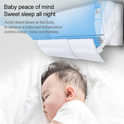 Bedroom Wall-Mounted Baby Universal Anti-Straight Blowing Air Conditioning Windshield Wind Deflector Shroud, Glossy Surface Version - Air Conditioning & Accessories by PMC Jewellery | Online Shopping South Africa | PMC Jewellery