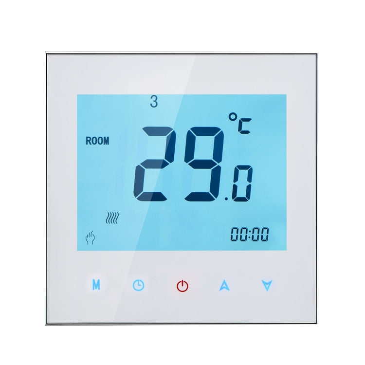 BHT-1000-GB-WIFI 16A Load Electronic Heating Type Touch LCD Digital WiFi Heating Room Thermostat with Sensor, Display Clock / Temperature / Periods / Time / Week / Heat etc.(White) - Indoor Thermometer by PMC Jewellery | Online Shopping South Africa | PMC Jewellery