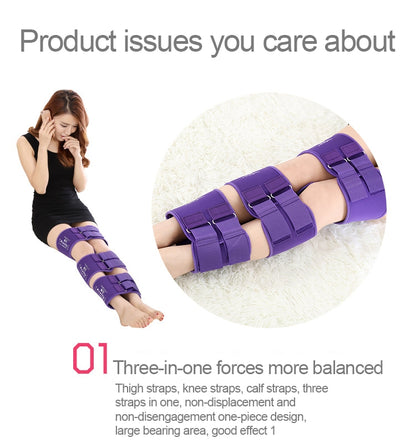 3 PCS/Set Leg Posture Corrector O/X-type Bowlegs Orthotic Bandage Straightening Belt Band, Size: L(Purple) - Corrector by PMC Jewellery | Online Shopping South Africa | PMC Jewellery