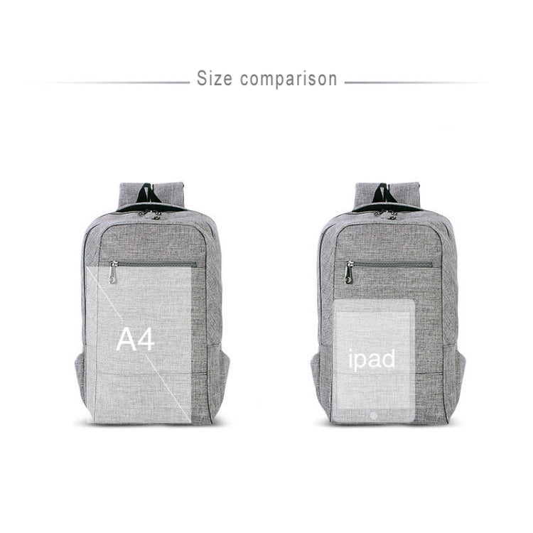 Universal Multi-Function Canvas Cloth Laptop Computer Shoulders Bag Business Backpack Students Bag, Size: 43x28x12cm, For 15.6 inch and Below Macbook, Samsung, Lenovo, Sony, DELL Alienware, CHUWI, ASUS, HP(Magenta) - Backpack by PMC Jewellery | Online Shopping South Africa | PMC Jewellery