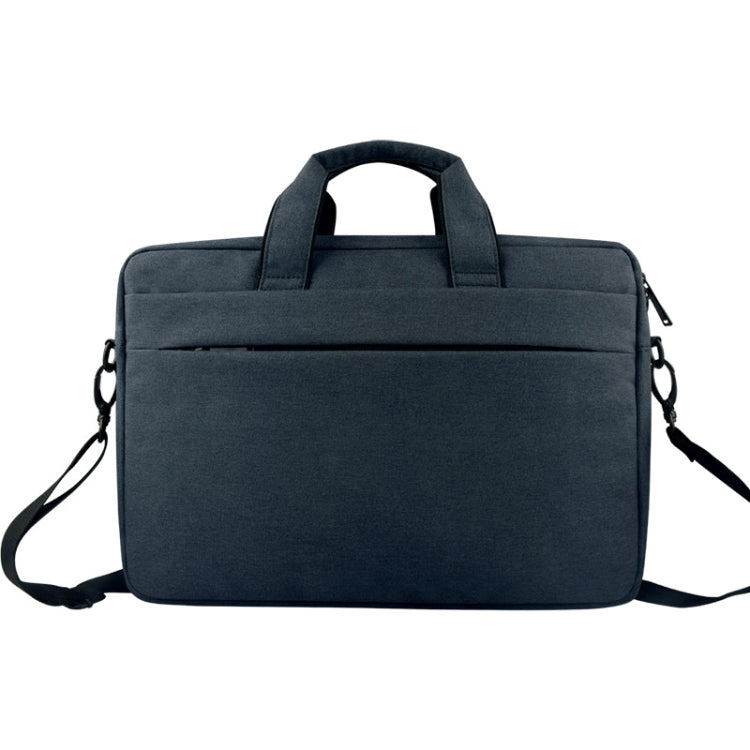 Breathable Wear-resistant Thin and Light Fashion Shoulder Handheld Zipper Laptop Bag with Shoulder Strap, For 15.6 inch and Below Macbook, Samsung, Lenovo, Sony, DELL Alienware, CHUWI, ASUS, HP (Navy Blue) - 15.6 - 17 inch by PMC Jewellery | Online Shopping South Africa | PMC Jewellery