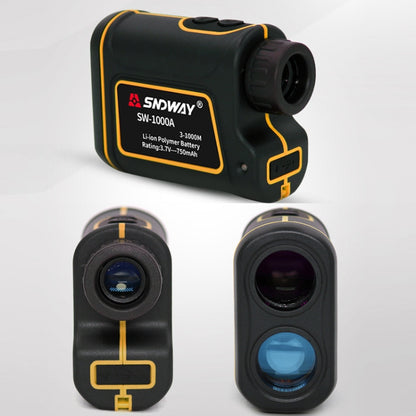 SNDWAY SW1000A Handheld Outdoor Waterproof Telescope Range Finder Distance Measurer, 1000m - Laser Rangefinder by SNDWAY | Online Shopping South Africa | PMC Jewellery