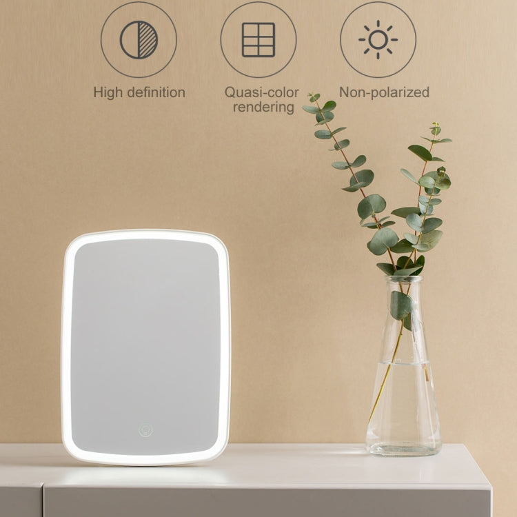 Original Xiaomi Youpin jordan&judy Single-sided Square Desktop LED Cosmetic Mirror - Mirror by Xiaomi | Online Shopping South Africa | PMC Jewellery