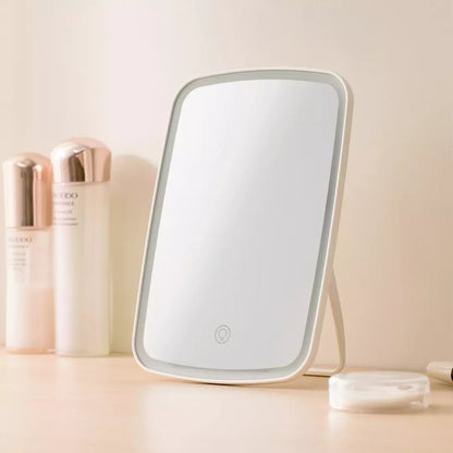 Original Xiaomi Youpin jordan&judy Single-sided Square Desktop LED Cosmetic Mirror - Mirror by Xiaomi | Online Shopping South Africa | PMC Jewellery