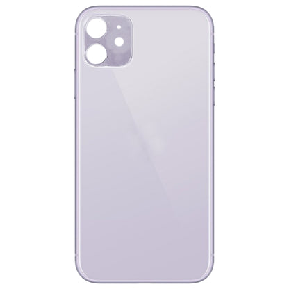 Glass Battery Back Cover for iPhone 11(Purple) - Back Cover by PMC Jewellery | Online Shopping South Africa | PMC Jewellery