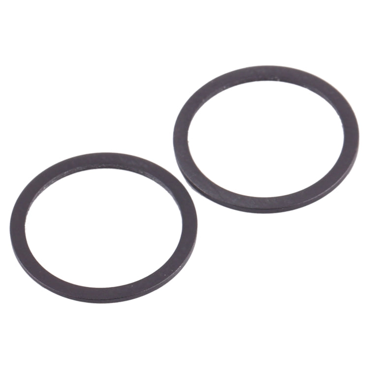 2 PCS Rear Camera Glass Lens Metal Protector Hoop Ring for iPhone 12(Black) - Camera Series by PMC Jewellery | Online Shopping South Africa | PMC Jewellery