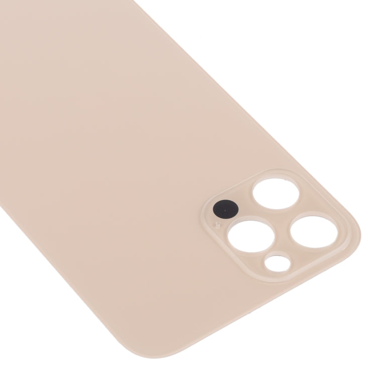 Easy Replacement Big Camera Hole Glass Back Battery Cover for iPhone 13 Pro Max(Gold) - Back Cover by PMC Jewellery | Online Shopping South Africa | PMC Jewellery