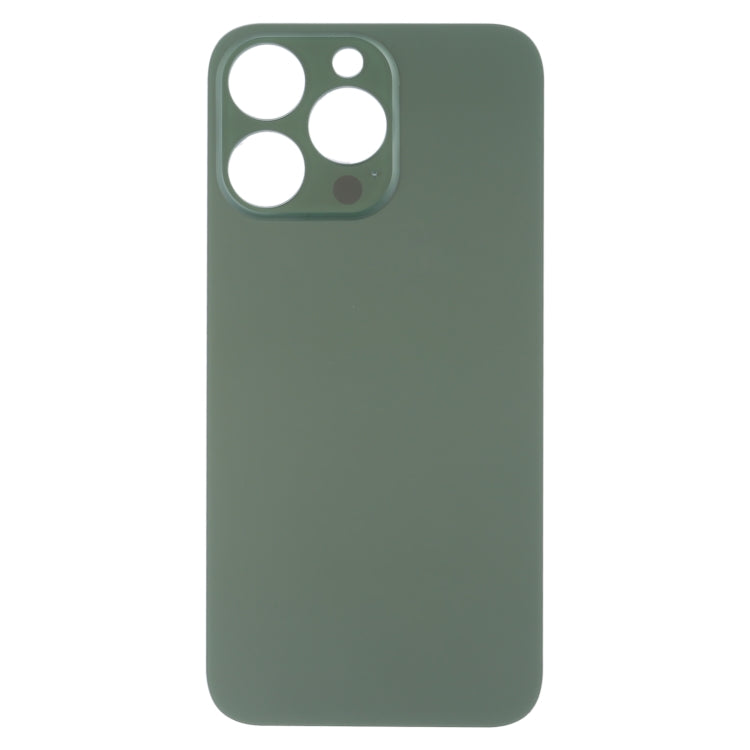 Easy Replacement Big Camera Hole Glass Back Battery Cover for iPhone 13 Pro(Green) - Back Cover by PMC Jewellery | Online Shopping South Africa | PMC Jewellery