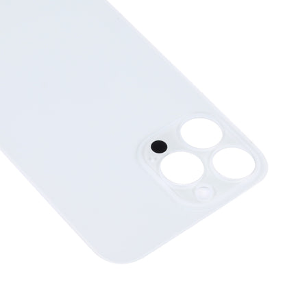 Easy Replacement Big Camera Hole Glass Back Battery Cover for iPhone 14 Pro Max(White) -  by PMC Jewellery | Online Shopping South Africa | PMC Jewellery