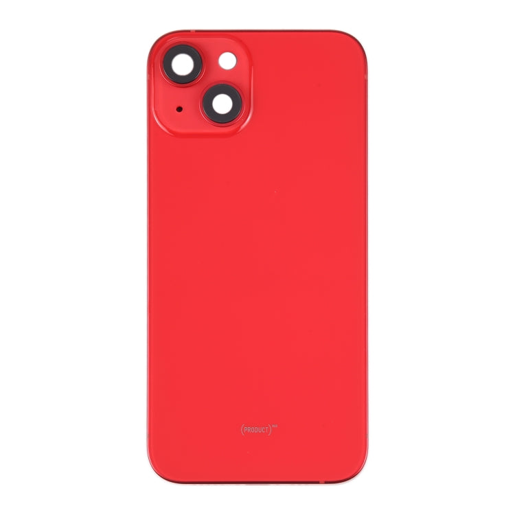 For iPhone 14 Battery Back Cover with Middle Frame / Side Keys(Red) -  by PMC Jewellery | Online Shopping South Africa | PMC Jewellery