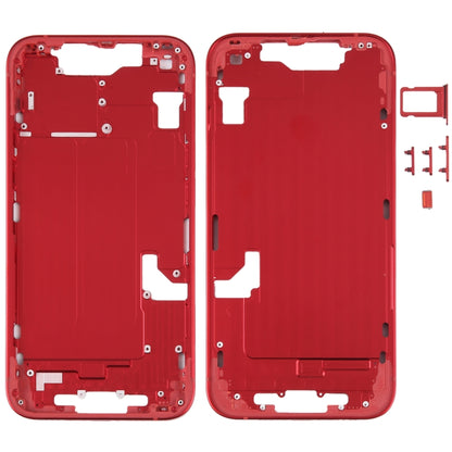 For iPhone 14 Middle Frame with Side Keys (Red) -  by PMC Jewellery | Online Shopping South Africa | PMC Jewellery