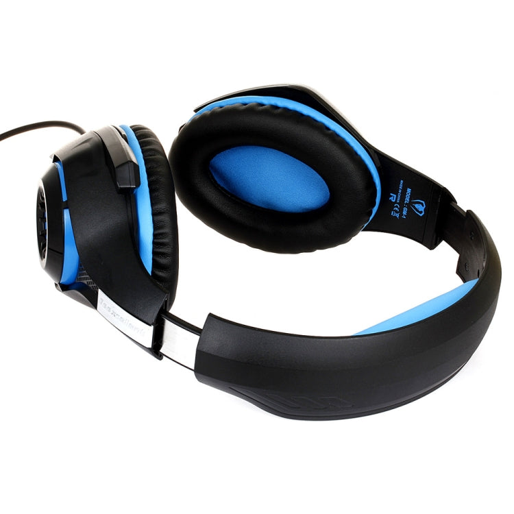 Beexcellent GM-1 Stereo Bass Gaming Wired Headphone with Microphone & LED Light, For PS4, Smartphone, Tablet, PC, Notebook(Blue) - Multimedia Headset by PMC Jewellery | Online Shopping South Africa | PMC Jewellery