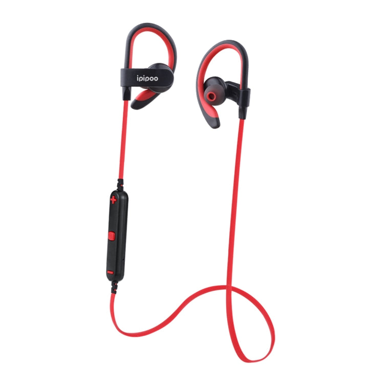 ipipoo iL98BL Ear-hung Bluetooth Headset(Red) - Neck-mounted Earphone by ipipoo | Online Shopping South Africa | PMC Jewellery