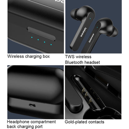 ipipoo TP-2 TWS Bluetooth V5.0 Headset(Black) - TWS Earphone by ipipoo | Online Shopping South Africa | PMC Jewellery