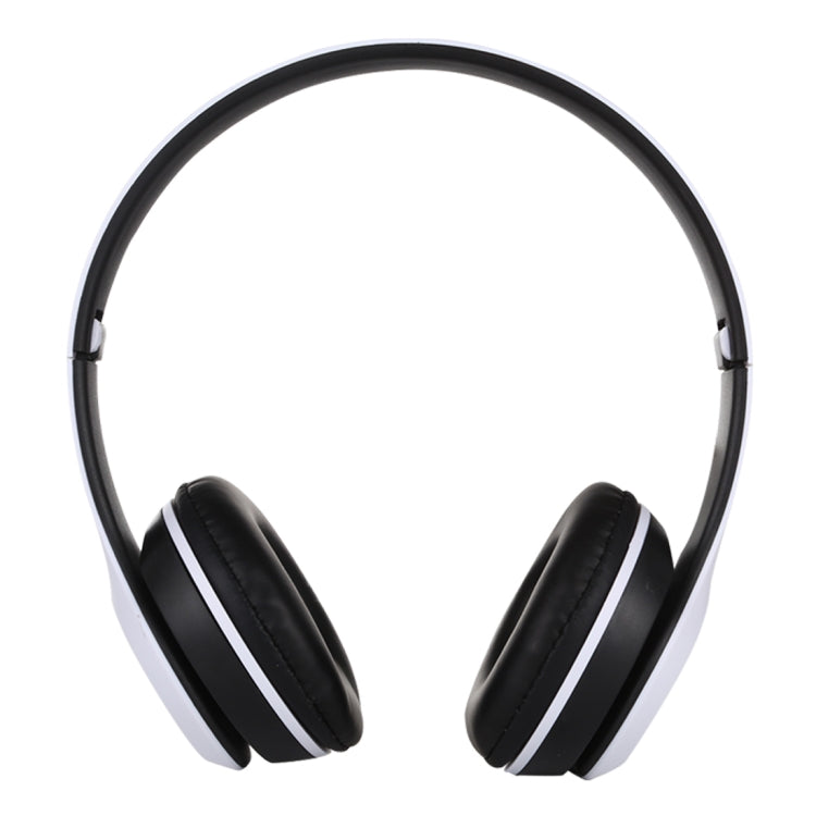 P47 Foldable Wireless Bluetooth Headphone with 3.5mm Audio Jack, Support MP3 / FM / Call(White) - Headset & Headphone by PMC Jewellery | Online Shopping South Africa | PMC Jewellery