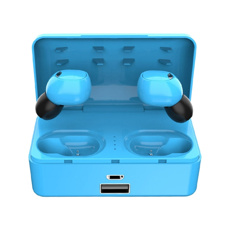 G10 TWS Bluetooth 5.0 Wireless Bluetooth Earphone with Charging Box, Support Digital Display & HD Call & Power Bank(Blue) - TWS Earphone by PMC Jewellery | Online Shopping South Africa | PMC Jewellery