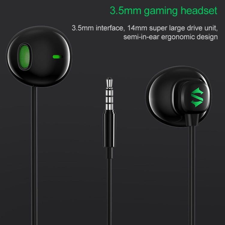 Original Xiaomi Black Shark 3.5mm Wire-controlled Semi-in-ear Gaming Earphone, Support Calls, Cable Length: 1.2m(Black) - Normal Style Earphone by Xiaomi | Online Shopping South Africa | PMC Jewellery