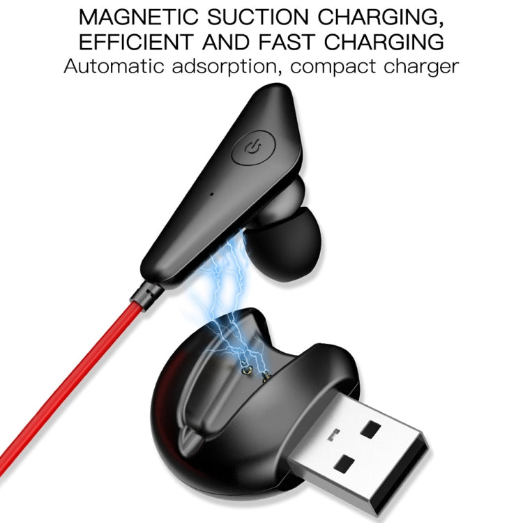 Q60 Magnetic Suction Universal Bluetooth Earphones Sport In Ear Stereo 5.0 Earphones (Black) - In Ear Wired Earphone by PMC Jewellery | Online Shopping South Africa | PMC Jewellery