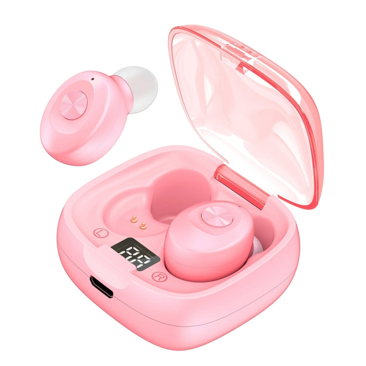 XG-8 TWS Digital Display Touch Bluetooth Earphone with Magnetic Charging Box(Pink) - TWS Earphone by PMC Jewellery | Online Shopping South Africa | PMC Jewellery