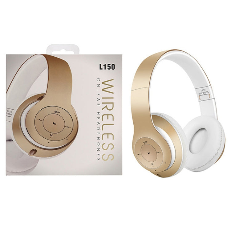 L150 Wireless Bluetooth V5.0 Headset (Rose Gold) - Headset & Headphone by PMC Jewellery | Online Shopping South Africa | PMC Jewellery