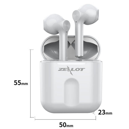 ZEALOT T2 Bluetooth 5.0 TWS Wireless Bluetooth Earphone with Charging Box, Support Touch & Call & Power Display(Pink) - TWS Earphone by ZEALOT | Online Shopping South Africa | PMC Jewellery