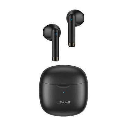 USAMS-IA04 Zero Sense Series Wireless Bluetooth 5.0 Mini TWS Earphone with Charging Box (Black) - Bluetooth Earphone by USAMS | Online Shopping South Africa | PMC Jewellery