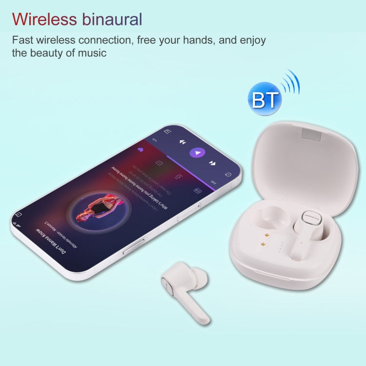 HOPESTAR S12 Bluetooth 5.0 True Wireless Bluetooth Earphone (White) - TWS Earphone by HOPESTAR | Online Shopping South Africa | PMC Jewellery