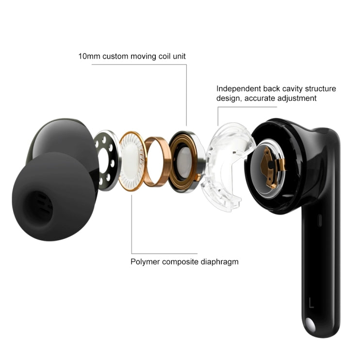 Original Honor Earbuds 2 SE Active Noise Reduction True Wireless Bluetooth Earphone(Black) - Bluetooth Earphone by Huawei | Online Shopping South Africa | PMC Jewellery