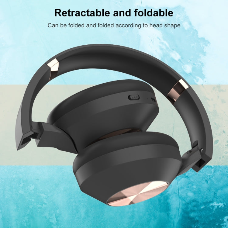 Mucro L36 Foldable Bluetooth Headset with SD Card Slot & Storage Box(Black) - Headset & Headphone by Mucro | Online Shopping South Africa | PMC Jewellery