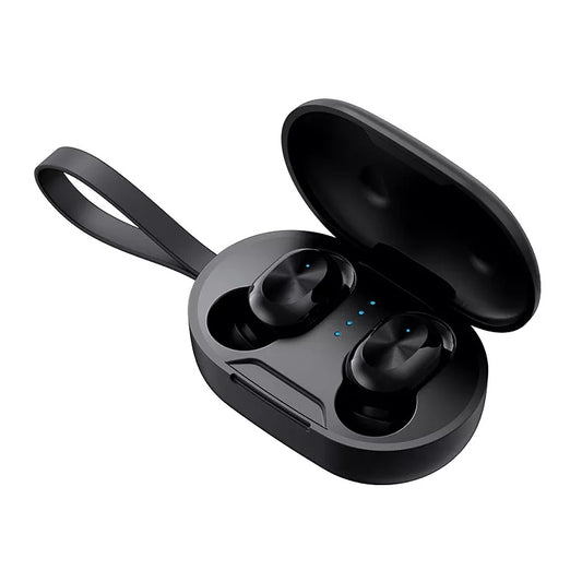 ETE-15 Waterproof Bluetooth 5.0 Binaural Touch Control TWS Wireless Earphones (Black) - TWS Earphone by PMC Jewellery | Online Shopping South Africa | PMC Jewellery