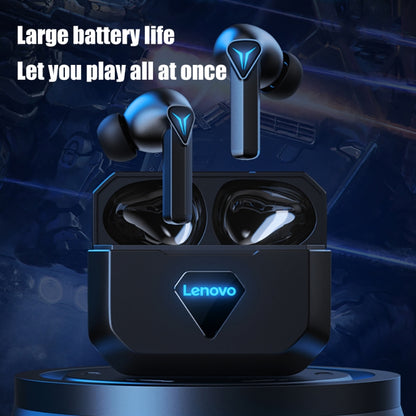 Lenovo LivePods GM6 Wireless Bluetooth 5.0 TWS Gaming Earphones with Charging Box (Black) - Bluetooth Earphone by Lenovo | Online Shopping South Africa | PMC Jewellery