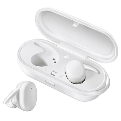 DT-7 IPX Waterproof Bluetooth 5.0 Wireless Bluetooth Earphone with 300mAh Magnetic Charging Box, Support Call(White) - Bluetooth Earphone by PMC Jewellery | Online Shopping South Africa | PMC Jewellery