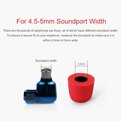 TRN Earphone Silicone Memory Foam Earplug(Black) - Anti-dust & Ear Caps by TRN | Online Shopping South Africa | PMC Jewellery