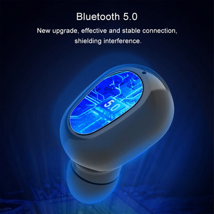 L21 9D Sound Effect Bluetooth 5.0 Wireless Bluetooth Earphone with Charging Box, Support for HD Calls (White) - Bluetooth Earphone by PMC Jewellery | Online Shopping South Africa | PMC Jewellery