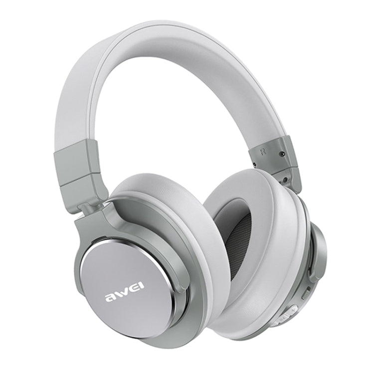 awei A710BL Foldable ANC Noise Cancelling Bluetooth Wireless Headset (Grey) - Headset & Headphone by awei | Online Shopping South Africa | PMC Jewellery