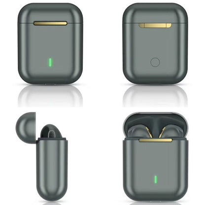 T&G J18 Bluetooth 5.1 TWS Wireless Binaural Bluetooth Earphone with Charging Box (Green) - TWS Earphone by T&G | Online Shopping South Africa | PMC Jewellery