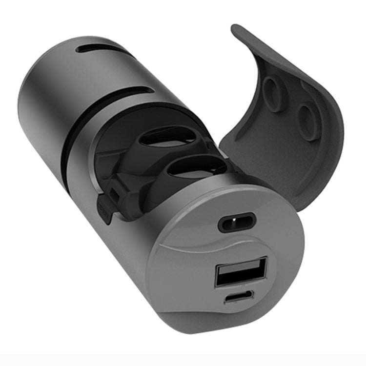 3 in 1 TWS Mini Waterproof Bluetooth 4.2 Wireless Earphone + Audio + Charging Box(Black) - TWS Earphone by PMC Jewellery | Online Shopping South Africa | PMC Jewellery