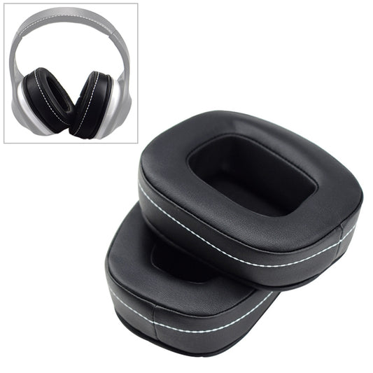 2 PCS For DENON AH-D600 / AH-D7100 Soft Sponge Earphone Protective Cover Earmuffs(Black White) - Earmuff & Pad by PMC Jewellery | Online Shopping South Africa | PMC Jewellery