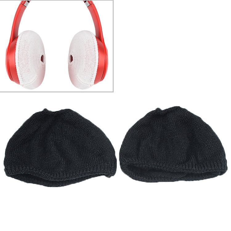 2 PCS Knitted Headphone Dustproof Protective Case for Beats Solo2 / Solo3(Black) - Anti-dust & Ear Caps by PMC Jewellery | Online Shopping South Africa | PMC Jewellery