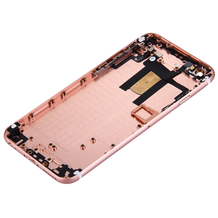 Full Housing Back Cover with Power Button & Volume Button Flex Cable for iPhone 6(Rose Gold) - iPhone 6/6 Plus Parts by PMC Jewellery | Online Shopping South Africa | PMC Jewellery