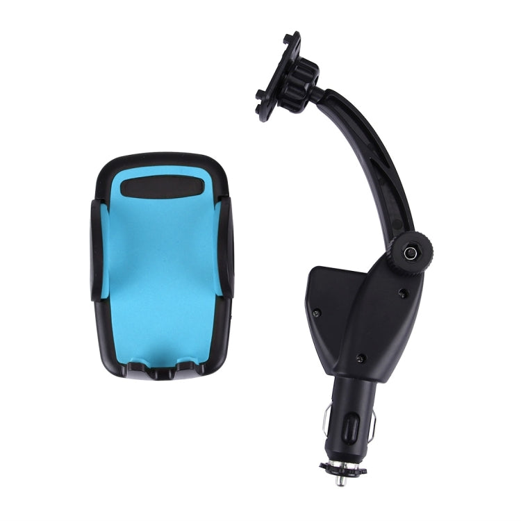HC006 2 in 1 Car Charger & 360 Rotation Holder, Random Color Delivery, For iPhone, Galaxy, Huawei, Xiaomi, LG, HTC and other Smartphones of width 47-92mm Smartphone - Car Holders by PMC Jewellery | Online Shopping South Africa | PMC Jewellery