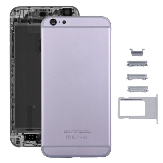 5 in 1 for iPhone 6s Plus (Back Cover + Card Tray + Volume Control Key + Power Button + Mute Switch Vibrator Key) Full Assembly Housing Cover(Grey) - iPhone 6S/6S Plus Parts by PMC Jewellery | Online Shopping South Africa | PMC Jewellery