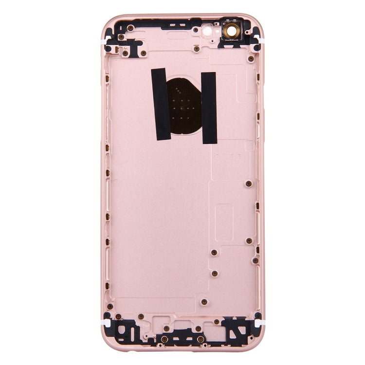 5 in 1 for iPhone 6s (Back Cover + Card Tray + Volume Control Key + Power Button + Mute Switch Vibrator Key) Full Assembly Housing Cover(Rose Gold) - iPhone 6S/6S Plus Parts by PMC Jewellery | Online Shopping South Africa | PMC Jewellery