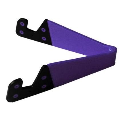 V Shape Universal Mobile Phone Tablet Bracket Holder (Purple) - Desktop Holder by PMC Jewellery | Online Shopping South Africa | PMC Jewellery