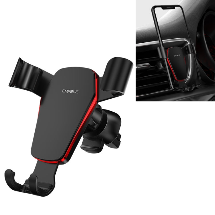 CAFELE Car Air Outlet Mobile Phone Holder Bracket (Black) - Car Holders by CAFELE | Online Shopping South Africa | PMC Jewellery