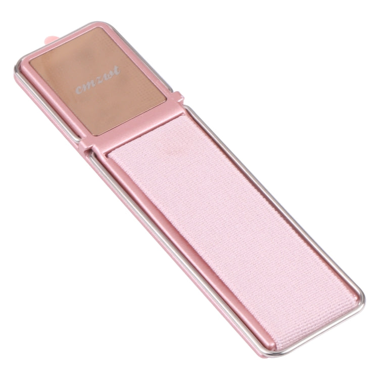 cmzwt CPS-030 Adjustable Folding Magnetic Mobile Phone Holder Bracket with Grip (Rose Gold) - Hand-Sticking Bracket by PMC Jewellery | Online Shopping South Africa | PMC Jewellery