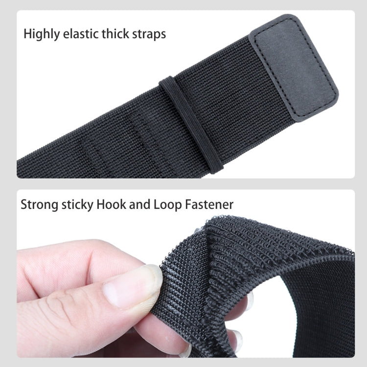 Elastic Wristband Hands Free Phone Holder, Wristband Length: 40cm (Black) - Hand-Sticking Bracket by PMC Jewellery | Online Shopping South Africa | PMC Jewellery