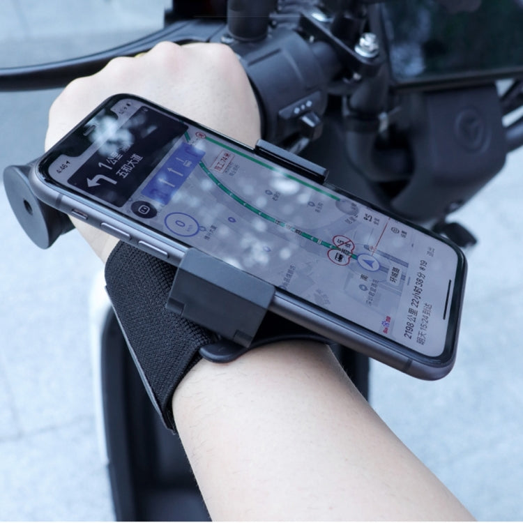 Elastic Wristband Hands Free Phone Holder, Wristband Length: 40cm (Black) - Hand-Sticking Bracket by PMC Jewellery | Online Shopping South Africa | PMC Jewellery