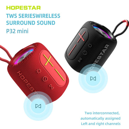 HOPESTAR P32mini TWS Waterproof Wireless Bluetooth Speaker (Blue) - Waterproof Speaker by HOPESTAR | Online Shopping South Africa | PMC Jewellery