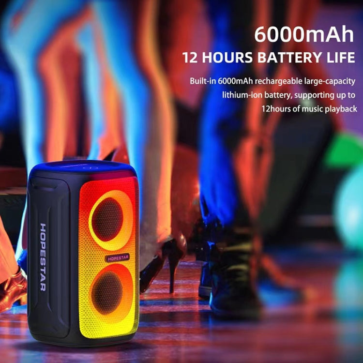 HOPESTAR Party 110 Mini Colorful Lights Wireless Bluetooth Speaker (Blue) - Desktop Speaker by HOPESTAR | Online Shopping South Africa | PMC Jewellery